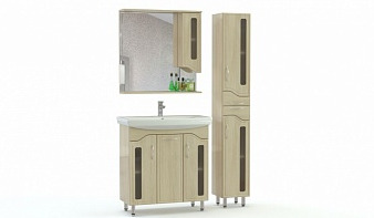 Мебель для ванной Клора 1 BMS комплект с зеркалом и шкафом