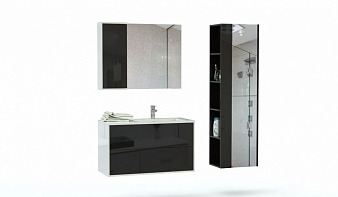 Мебель для ванной Верона 1 BMS черно-белая